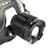 Bright Zoomable LED Headlamp Flashlight